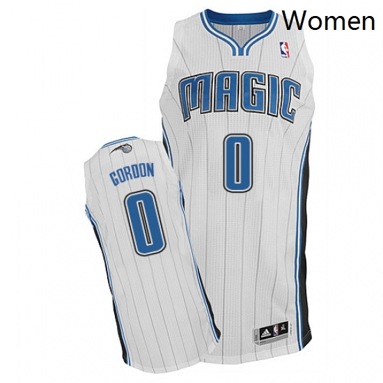 Womens Adidas Orlando Magic 0 Aaron Gordon Authentic White Home NBA Jersey