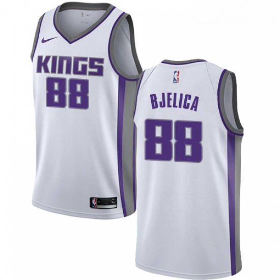 Womens Nike Sacramento Kings 88 Nemanja Bjelica Swingman White NBA Jersey Association Edition