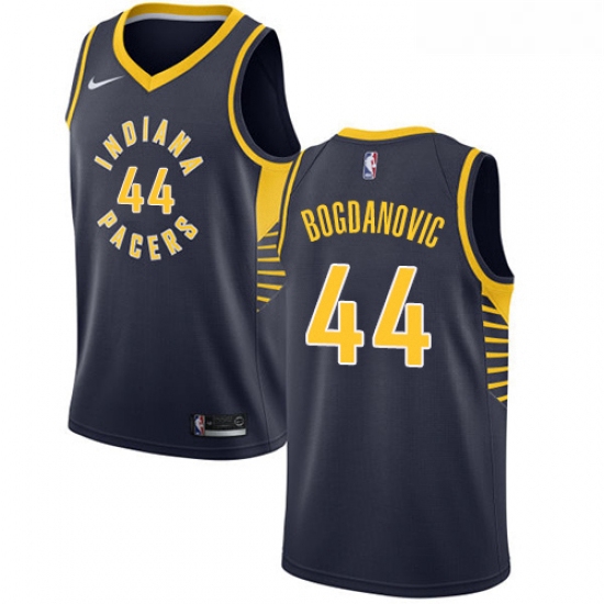 Womens Nike Indiana Pacers 44 Bojan Bogdanovic Authentic Navy Blue Road NBA Jersey Icon Edition