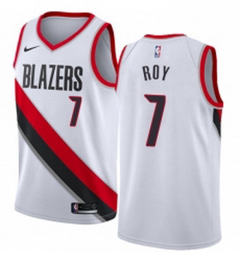 Womens Nike Portland Trail Blazers 7 Brandon Roy Authentic White Home NBA Jersey Association Edition