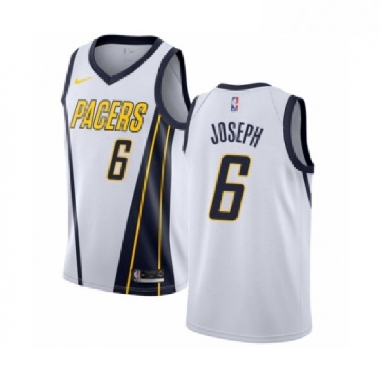 Womens Nike Indiana Pacers 6 Cory Joseph White Swingman Jersey Earned Edition