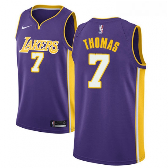 Womens Nike Los Angeles Lakers 7 Isaiah Thomas Swingman Purple NBA Jersey Statement Edition