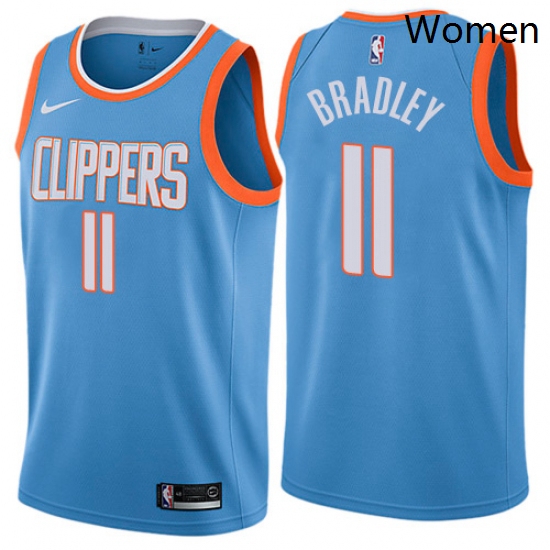 Womens Nike Los Angeles Clippers 11 Avery Bradley Swingman Blue NBA Jersey City Edition