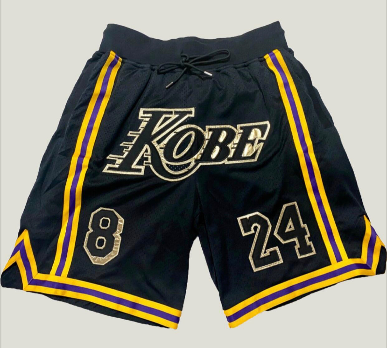 NBA Lakers black Kobe Shorts