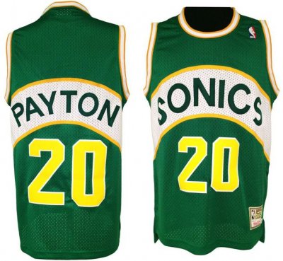 Seattle SuperSonics #20 Gary Payton Green Soul Swingman NBA Jersey