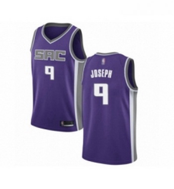 Womens Sacramento Kings 9 Cory Joseph Swingman Purple Basketball Jersey Icon Edition