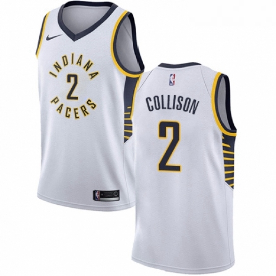 Womens Nike Indiana Pacers 2 Darren Collison Authentic White NBA Jersey Association Edition