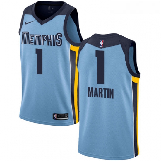 Womens Nike Memphis Grizzlies 1 Jarell Martin Swingman Light Blue NBA Jersey Statement Edition