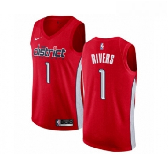 Womens Nike Washington Wizards 1 Austin Rivers Red Swingman Jersey Earned Edition