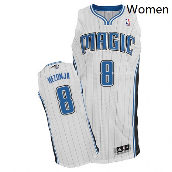 Womens Adidas Orlando Magic 8 Mario Hezonja Authentic White Home