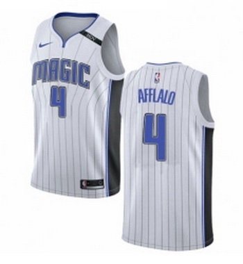 Womens Nike Orlando Magic 4 Arron Afflalo Swingman NBA Jersey Association Edition