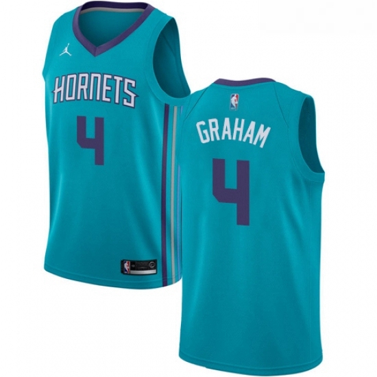 Womens Nike Jordan Charlotte Hornets 4 Devonte Graham Authentic 