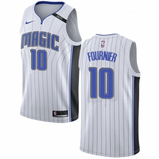 Womens Nike Orlando Magic 10 Evan Fournier Swingman NBA Jersey Association Edition