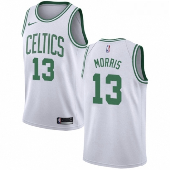 Womens Nike Boston Celtics 13 Marcus Morris Swingman White NBA Jersey Association Edition