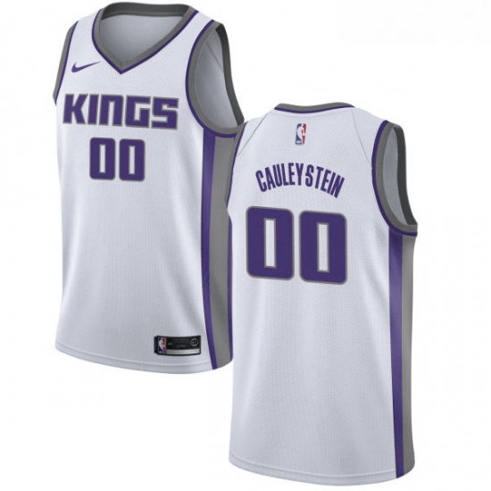 Womens Nike Sacramento Kings 0 Willie Cauley Stein Swingman White NBA Jersey Association Edition