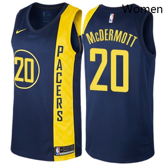 Womens Nike Indiana Pacers 20 Doug McDermott Swingman Navy Blue 