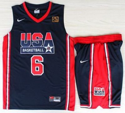 USA Basketball 1992 Olympic Dream Team Blue Jerseys & Shorts Sui