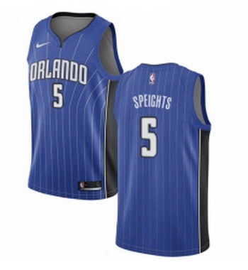 Womens Nike Orlando Magic 5 Marreese Speights Swingman Royal Blue Road NBA Jersey Icon Edition