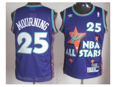 NBA 95 All Star #25 Mourning Purple Jerseys