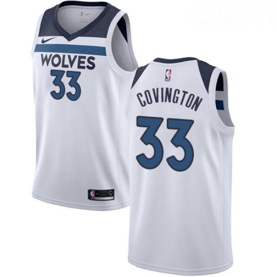 Womens Nike Minnesota Timberwolves 33 Robert Covington Swingman White NBA Jersey Association Edition