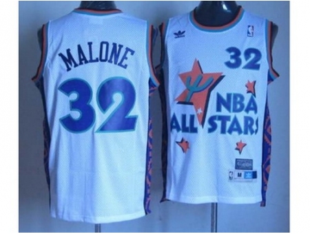 NBA 95 All Star #32 Malone white