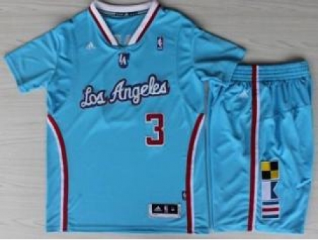 Los Angeles Clippers 3 Chris Paul Blue Revolution 30 Swingman NBA Jersey Short Suits New Style