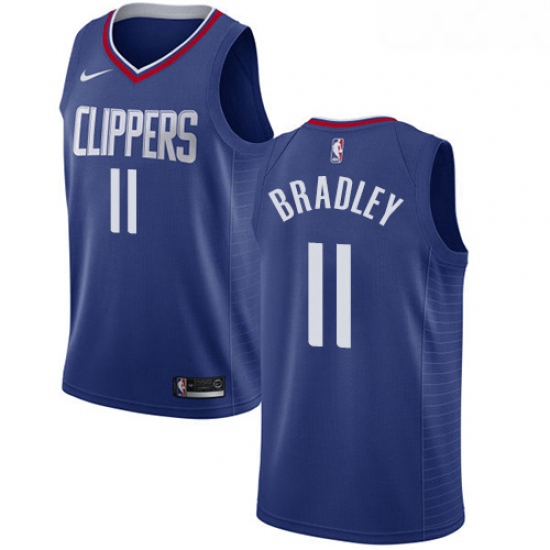 Womens Nike Los Angeles Clippers 11 Avery Bradley Swingman Blue Road NBA Jersey Icon Edition