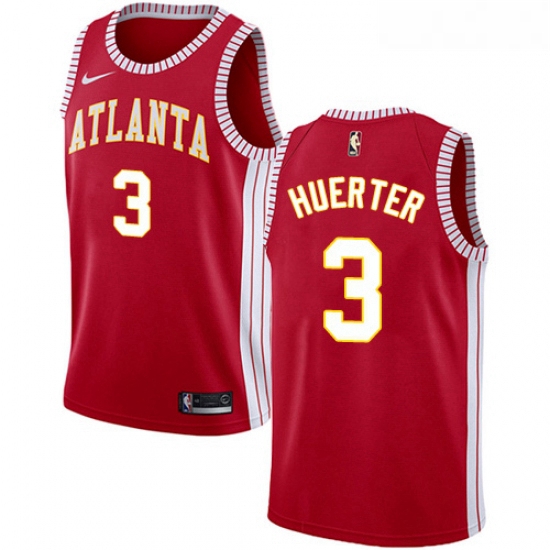 Womens Nike Atlanta Hawks 3 Kevin Huerter Swingman Red NBA Jersey Statement Edition