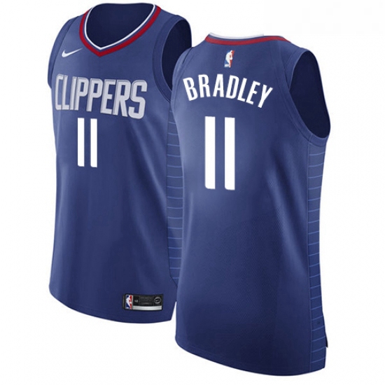 Womens Nike Los Angeles Clippers 11 Avery Bradley Authentic Blue Road NBA Jersey Icon Edition