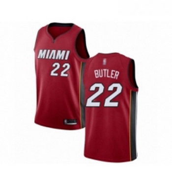 Womens Miami Heat 22 Jimmy Butler Swingman Red Basketball Jersey Statement Edition