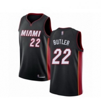 Womens Miami Heat 22 Jimmy Butler Swingman Black Basketball Jersey Icon Edition