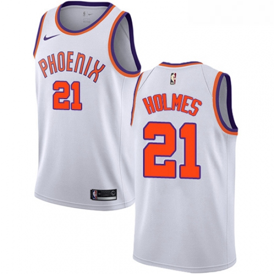 Womens Nike Phoenix Suns 21 Richaun Holmes Swingman White NBA Jersey Association Edition