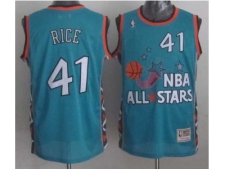 nba 96 all star #41 rice blue