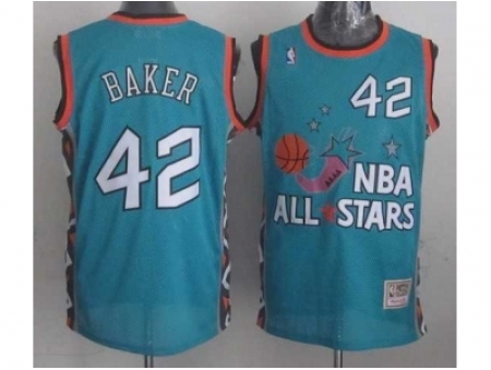 nba 96 all star #42 baker blue