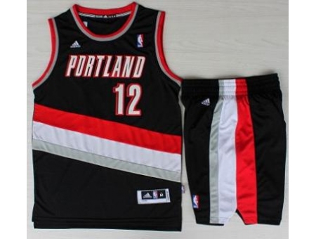 Portland Trail Blazers 12 LaMarcus Aldridge Black Revolution 30 