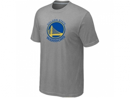 NBA Golden State Warriors Big & Tall Primary Logo L.Grey T-Shirt