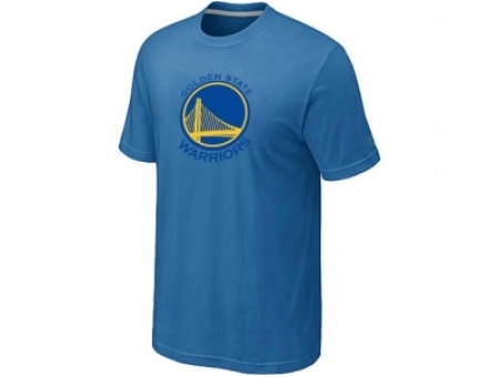 NBA Golden State Warriors Big & Tall Primary Logo light Blue T-Shirt