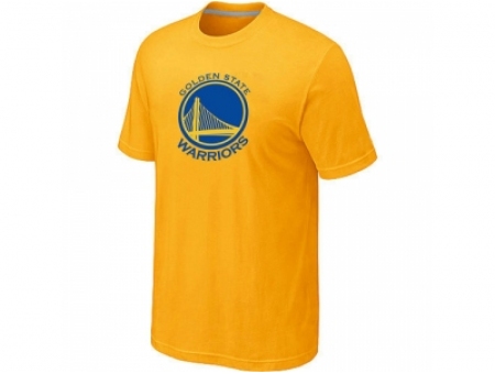 NBA Golden State Warriors Big & Tall Primary Logo Yellow T-Shirt