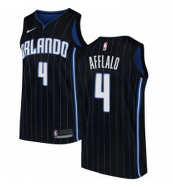 Womens Nike Orlando Magic 4 Arron Afflalo Authentic Black Alternate NBA Jersey Statement Edition