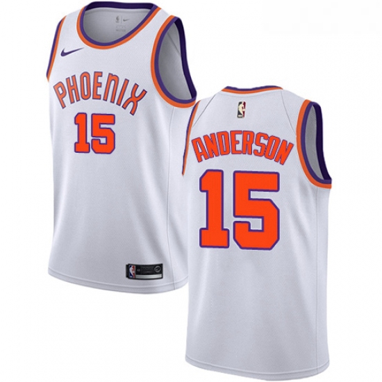 Womens Nike Phoenix Suns 15 Ryan Anderson Swingman White NBA Jer