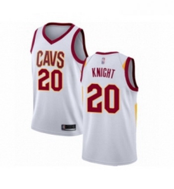 Womens Cleveland Cavaliers 20 Brandon Knight Authentic White Basketball Jersey Association Edition