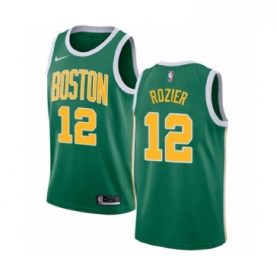 Womens Nike Boston Celtics 12 Terry Rozier Green Swingman Jersey Earned Edition