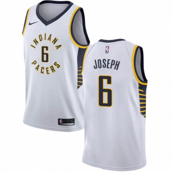 Womens Nike Indiana Pacers 6 Cory Joseph Swingman White NBA Jersey Association Edition