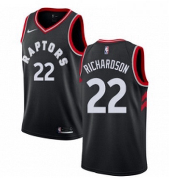 Womens Nike Toronto Raptors 22 Malachi Richardson Swingman Black NBA Jersey Statement Edition