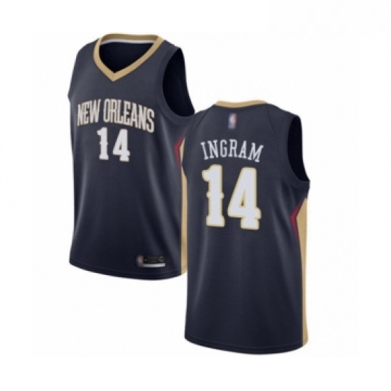 Womens New Orleans Pelicans 14 Brandon Ingram Swingman Navy Blue