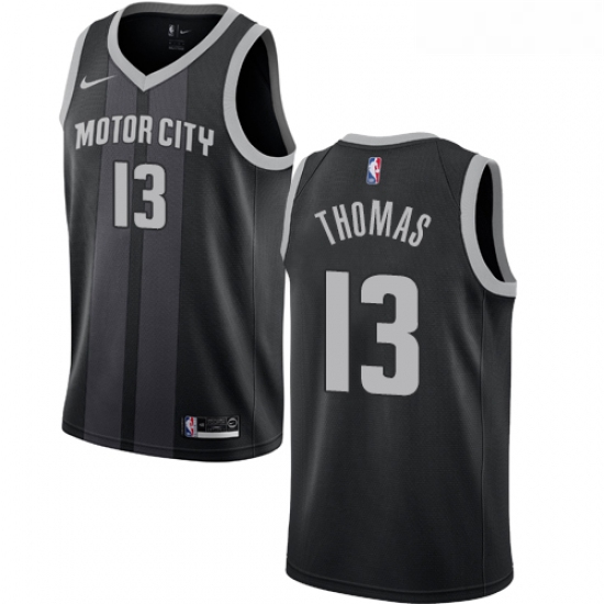 Womens Nike Detroit Pistons 13 Khyri Thomas Swingman Black NBA J