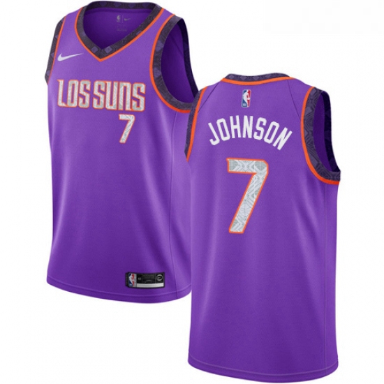 Womens Nike Phoenix Suns 7 Kevin Johnson Swingman Purple NBA Jer