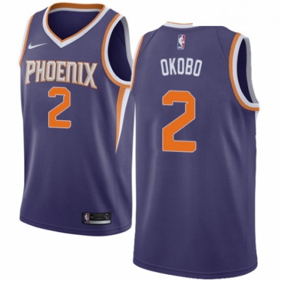 Womens Nike Phoenix Suns 2 Elie Okobo Swingman Purple NBA Jersey
