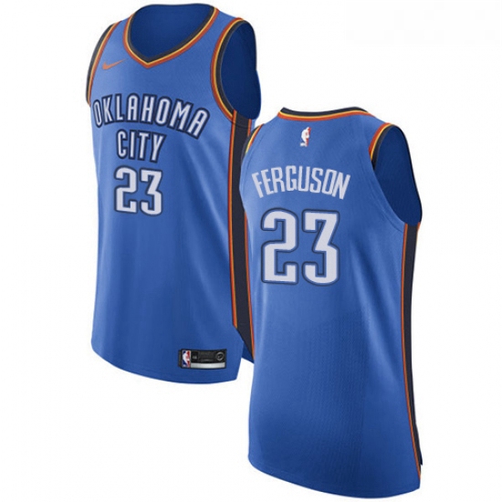 Womens Nike Oklahoma City Thunder 23 Terrance Ferguson Authentic Royal Blue Road NBA Jersey Icon Edi