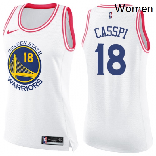 Womens Nike Golden State Warriors 18 Omri Casspi Swingman WhiteP